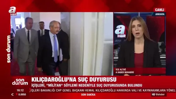 İçişleri Bakanlığı'ndan Kemal Kılıçdaroğlu hakkında suç duyurusu | Video