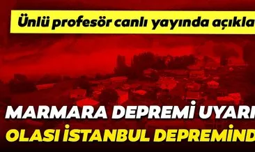 Son dakika haberi: Bingöl’deki depremin ardından ünlü profesör Marmara depremi için uyardı! Bingöl Karlıova’dan sonra İstanbul’da deprem bekleniyor mu?