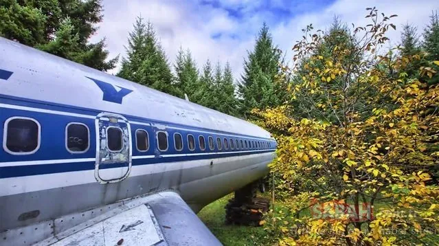 Emekli mühendis Boeing 727’yi eve dönüştürdü