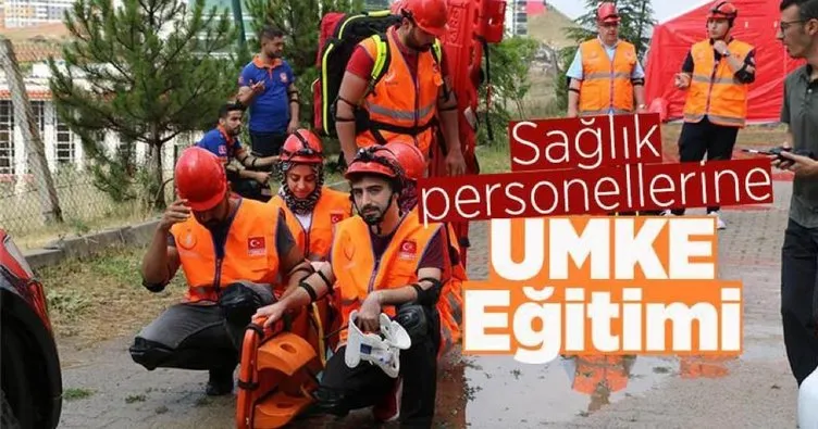 Sağlık personellerine UMKE eğitimi