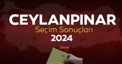 Şanlıurfa Ceylanpınar seçim sonuçları | YSK Ceylanpınar yerel seçim sonuçları 2024 oy oranları