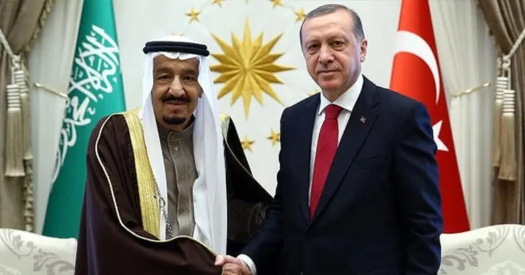 Başkan Erdoğan Kral Selman’la görüştü