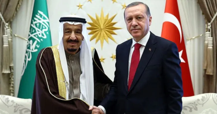 Başkan Erdoğan Kral Selman’la görüştü