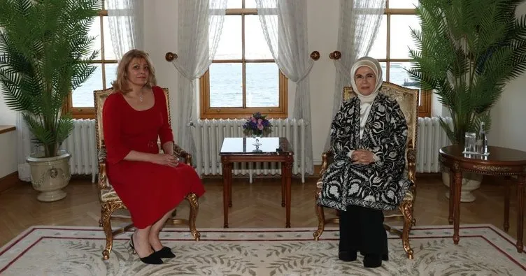 Emine Erdoğan, Bulgaristan Cumhurbaşkanı Rumen Radev’in eşi ile bir araya geldi