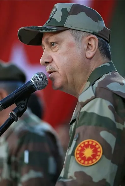Cumhurbaşkanı Erdoğan sınır karakolunda
