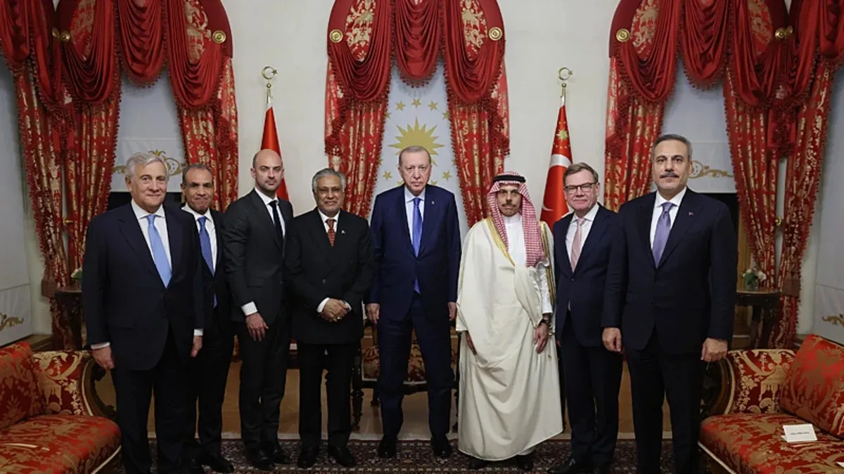 Başkan Erdoğan 7 ülkenin Dışişleri Bakanlarını kabul etti