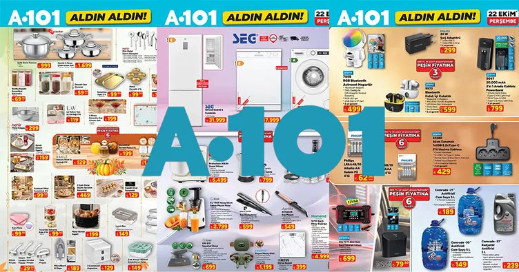 A101 aktüel 22 Ekim kataloğu: Boyun masaj aleti geliyor! Bu hafta A101’de neler var?