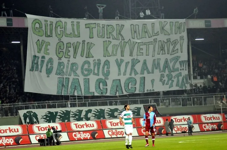 Konyaspor-Trabzonspor maçından kareler