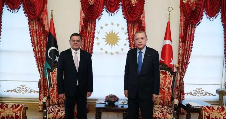 Başkan Erdoğan, Libya Başkanı Dibeybe’yi kabul etti