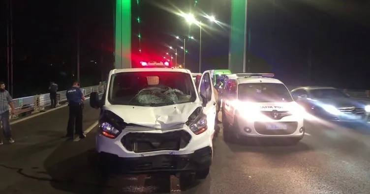 FSM köprüsünde kontrol noktasından süratli geçen şahıs 2 polisi yaraladı