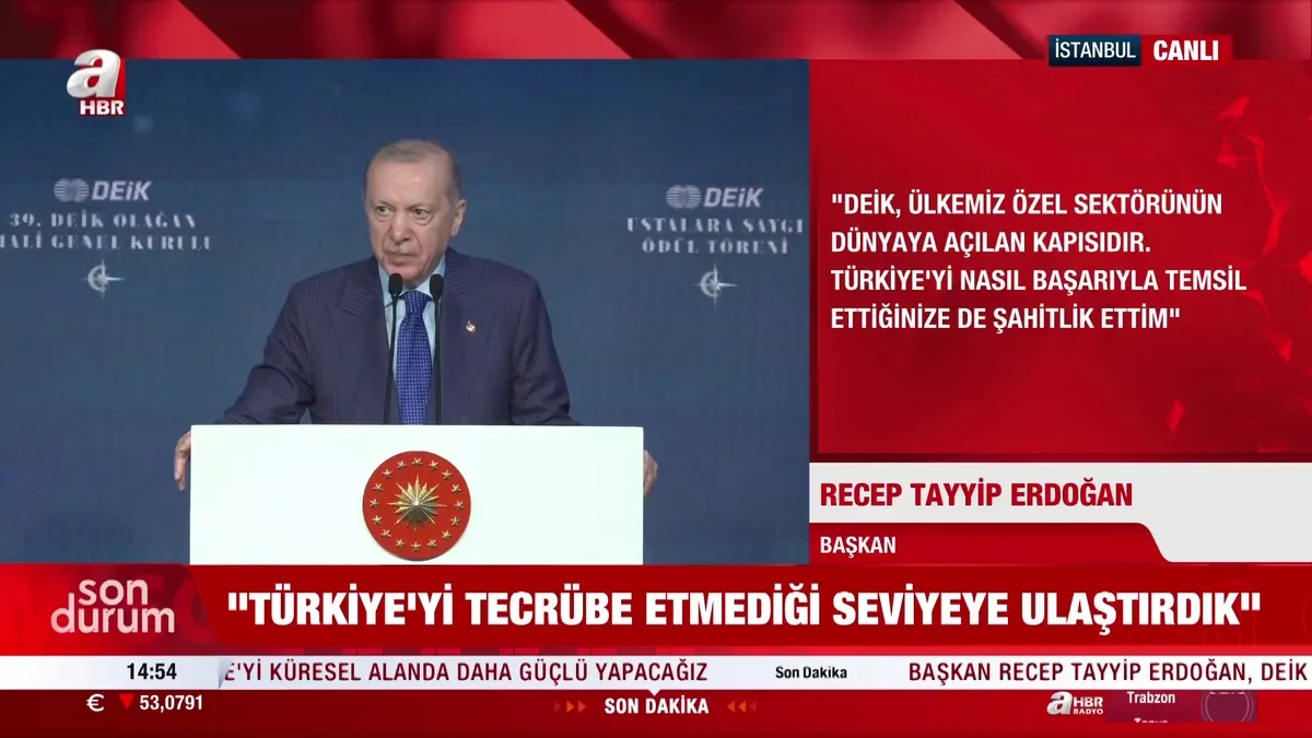 Son Dakika: Başkan Erdoğan’dan iş dünyasına mesaj! “Bunun en büyük kazananı Türkiye olacak” | Video videosunu izle Son Dakika: Başkan Erdoğan’dan iş dünyasına mesaj! “Bunun en büyük kazananı Türkiye olacak” | Video videosunu izle