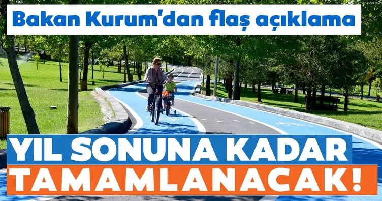 Çevre ve Şehircilik Bakanı Murat Kurum’dan ’bisiklet yolu’ açıklaması: Yıl sonuna kadar tamamlanacak
