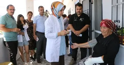İlçe köylerde gezici aile hekimliği ekipleri sağlık taraması yapıyor, vatandaşı bilgilendiriyor #erzincan