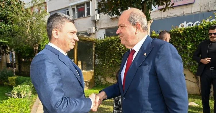 KKTC Cumhurbaşkanı Ersin Tatar Antalya Valiliği’ni ziyaret etti