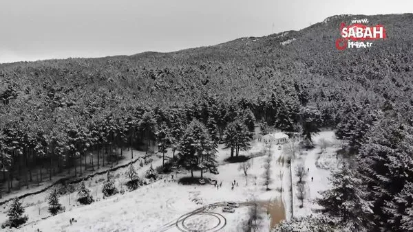 Muğla’da kartpostallık kar manzarası | Video