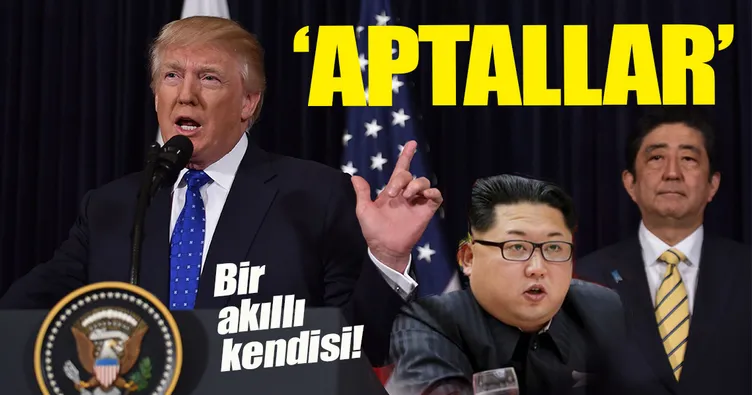 Trump, Kuzey ve Güney Kore’ye Aptallar dedi