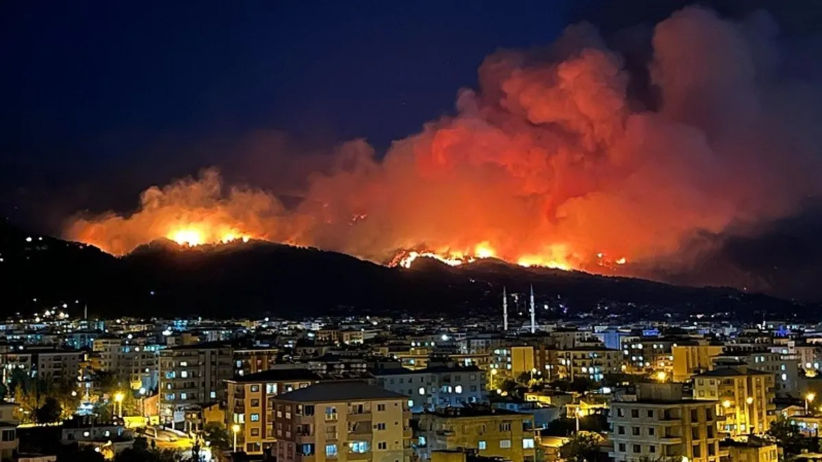 Hatay’daki orman yangınına 1 tutuklama