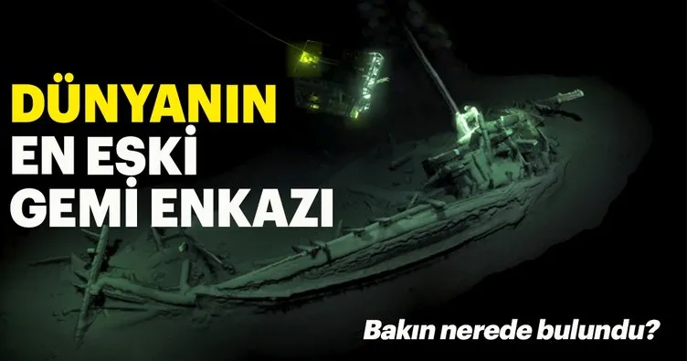 2400 yıllık gemi enkazı Karadeniz’de bulundu