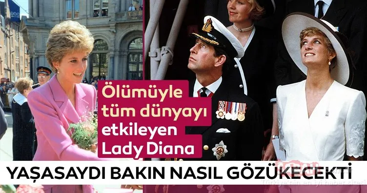 Lady Diana yaşasaydı bakın nasıl gözükecekti? İşte Lady Diana’nın 58.yaşındaki hali...