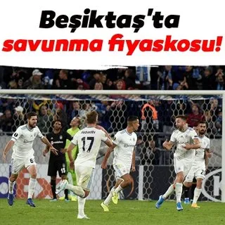 Beşiktaş'ta savunma fiyaskosu!