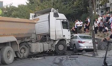 Freni boşalan kamyon 7 aracı biçti!