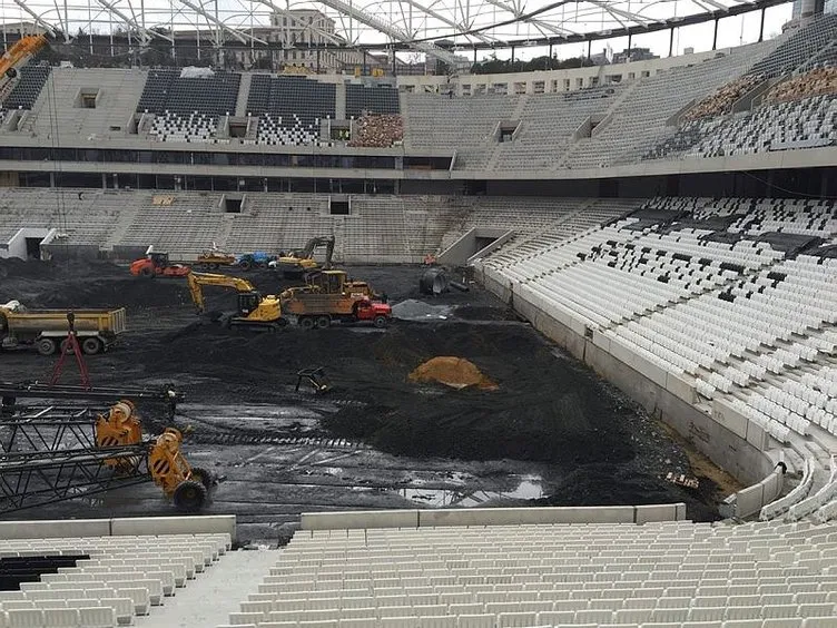 Vodafone Arena’da çatı sürprizi