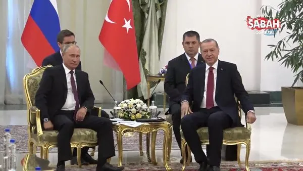 Cumhurbaşkanı Erdoğan, Tahran'da Putin ile görüştü