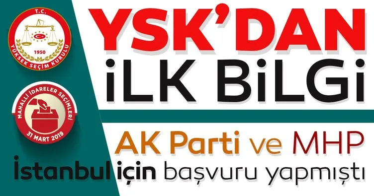 YSK’dan önemli bilgi! AK Parti’nin İstanbul itirazı ne zaman görüşülecek?