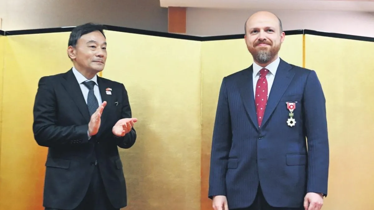 Japonya dan Bilal Erdoğan a ödül