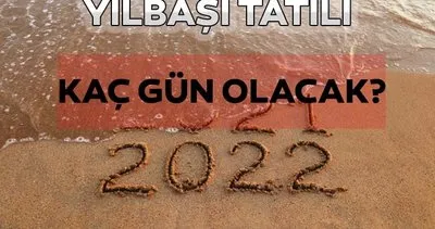 Bu yıl yılbaşı tatili kaç gün olacak, 1 Ocak ve 31 Aralık Cuma resmi tatil mi, okullar yarım gün mü? İşte Resmi Gazete bilgileri!