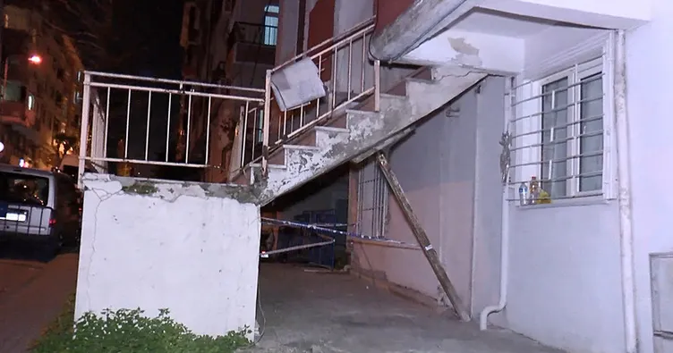 Güngören’de kolonlarından ses gelen 6 katlı bina tahliye edildi