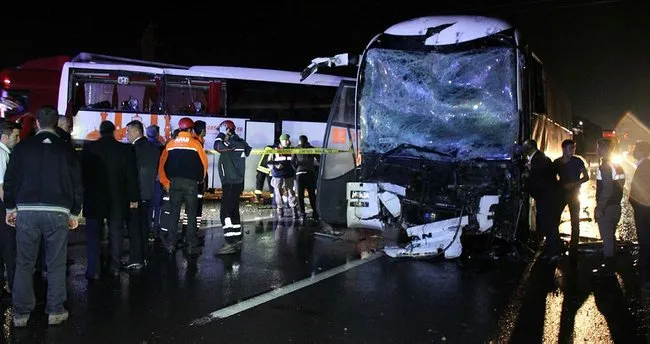 Otobüs kazasında 2 kişi hayatını kaybetti
