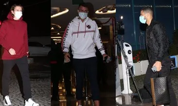 Galatasaraylı futbolcular, Omar Elabdellaoui’yi hastanede ziyaret etti