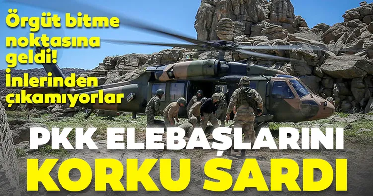 PKK elebaşları inlerinden çıkamıyor