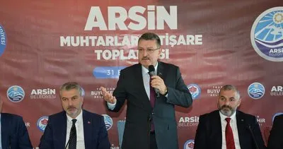 Başkan Genç Arsin’de muhtarlarla buluştu