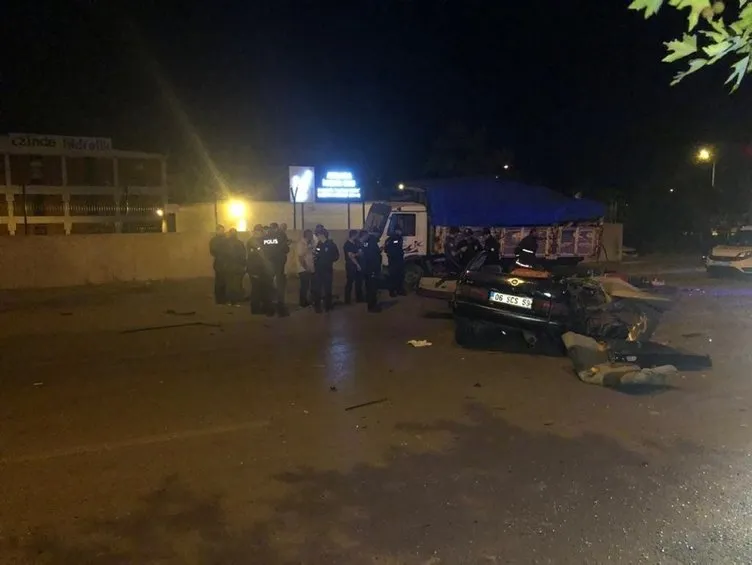 Ankara’da ’Drift’ kovalamacası: 2 ölü, 1 yaralı