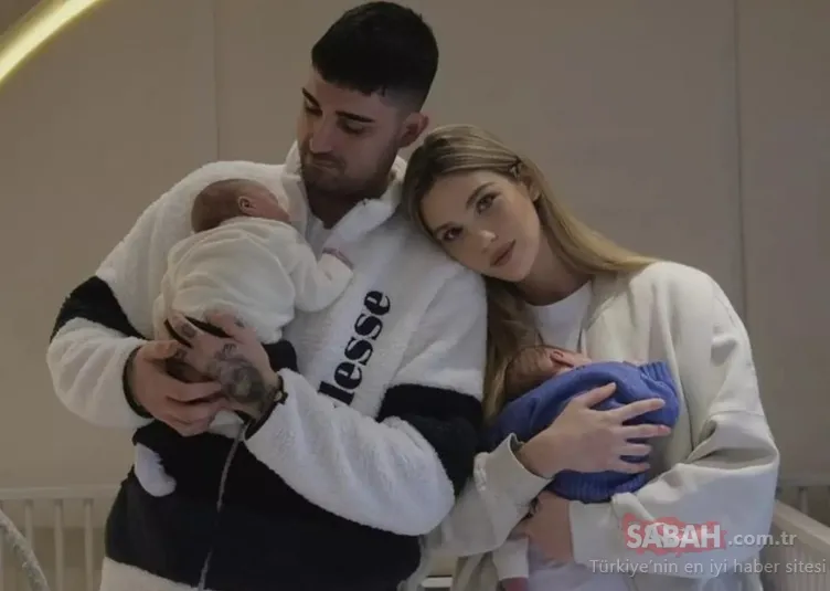 ’Minik Tatlısesler’e hala ziyareti! İbrahim Tatlıses ile kızı Melek Zübeyde sevimli ikizleri görmeden edemiyor! İşte İdo Tatlıses’ten aile pozu...