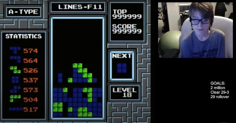 Tetris oyununu yenen ilk kişi! İmkansız denileni başardı