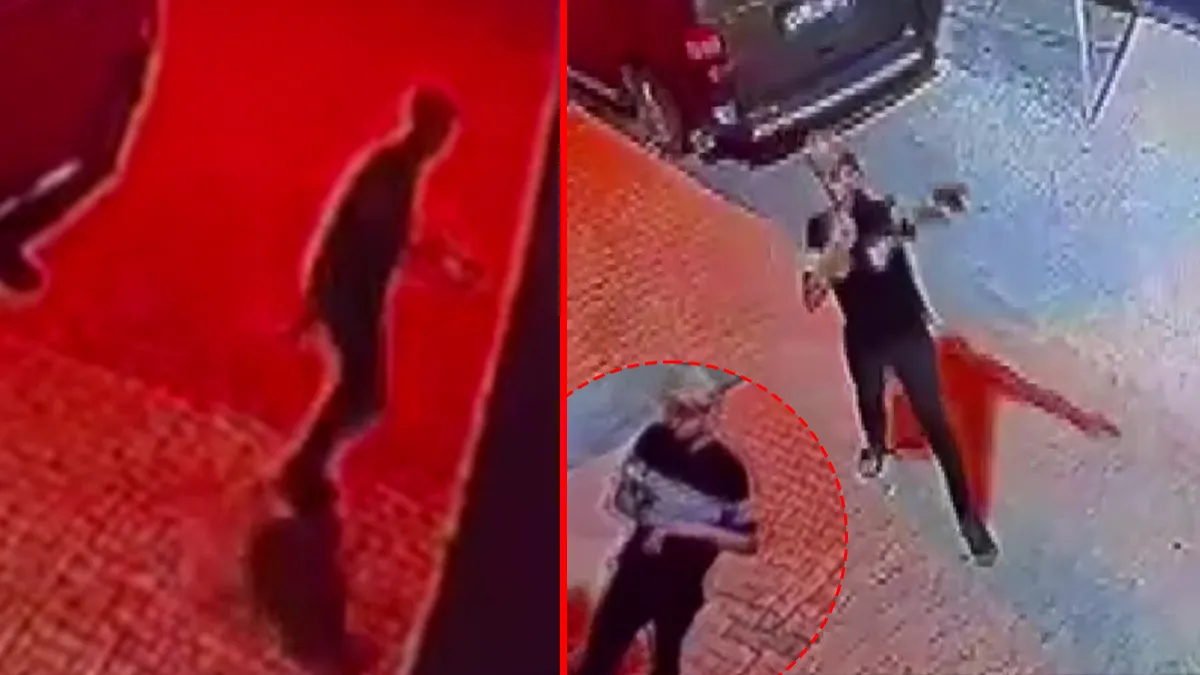Adana’da akılalmaz olay! Eve kurşun yağdırmak isteyen şüphelinin silahı tutukluk yaptı: Panik anları kamerada… Adana’da akılalmaz olay! Eve kurşun yağdırmak isteyen şüphelinin silahı tutukluk yaptı: Panik anları kamerada…