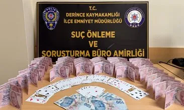 Derince’de kumar operasyonu! 5 kişiye yasal işlem #kocaeli