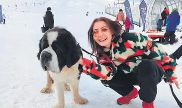 Erciyes’te kar tatili