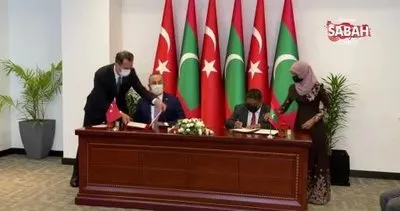 Türkiye ile Maldivler arasında 5 anlaşma imzalandı | Video