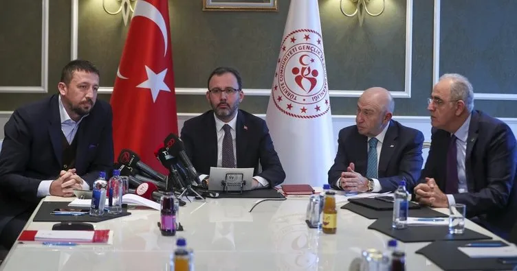 Bakan Kasapoğlu, federasyon başkanlarıyla toplantı yapacak