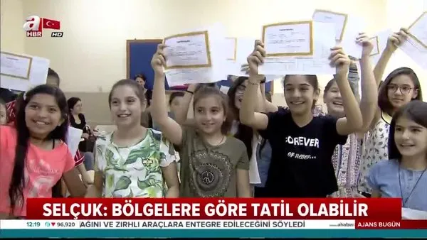 Milli Eğitim Bakanı Ziya Selçuk'tan 'Tatil' açıklaması