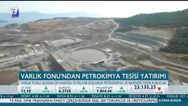 Varlık Fonu'ndan petrokimya tesisi yatırımı