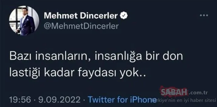 Hadise ile ayrılığın eşiğinde olan Mehmet Dinçerler’den sert sözler: Bazı insanların bir don lastiği kadar faydası yok!