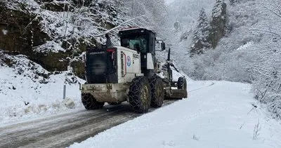 Büyükşehir Belediyesinin karla mücadelesi sürüyor #trabzon