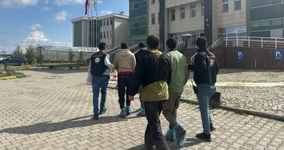 Kars'ta düzensiz göçmenler sahte pasaportla yakalandı #kars