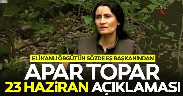 PKK-KCK’nın sözde eş başkanından apar topar 23 Haziran açıklaması: İmamoğlu’nu destekliyoruz!