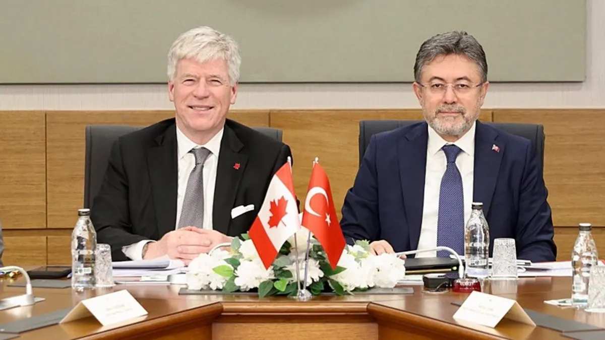 Bakan Yumaklı, Kanadalı Bakan Hodgson’u ağırladı